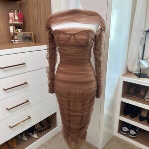 House of CB Off the Shoulder Dress